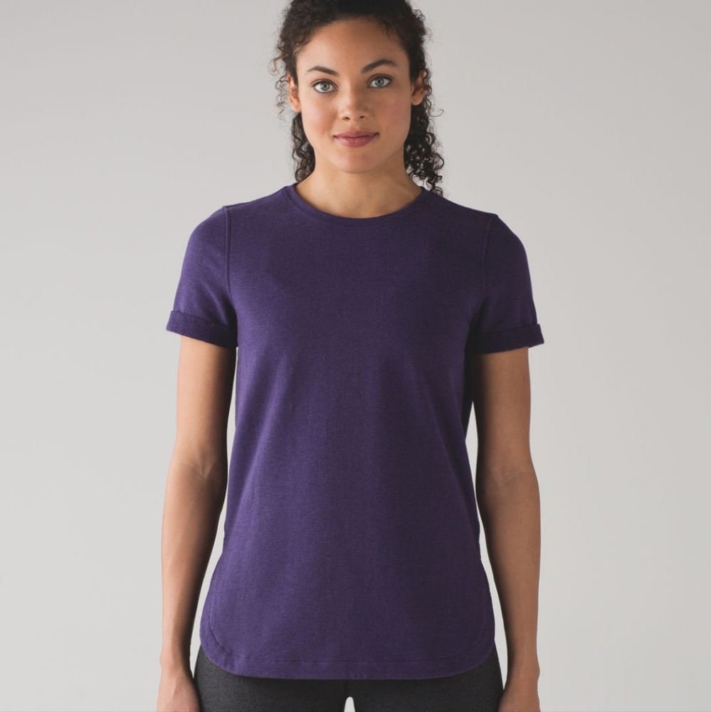 Lululemon All Time Heathered Purple Women's T-Shirt